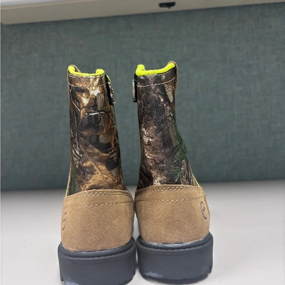 Magellan Outdoors Kids Camo Boots - Brown and Green